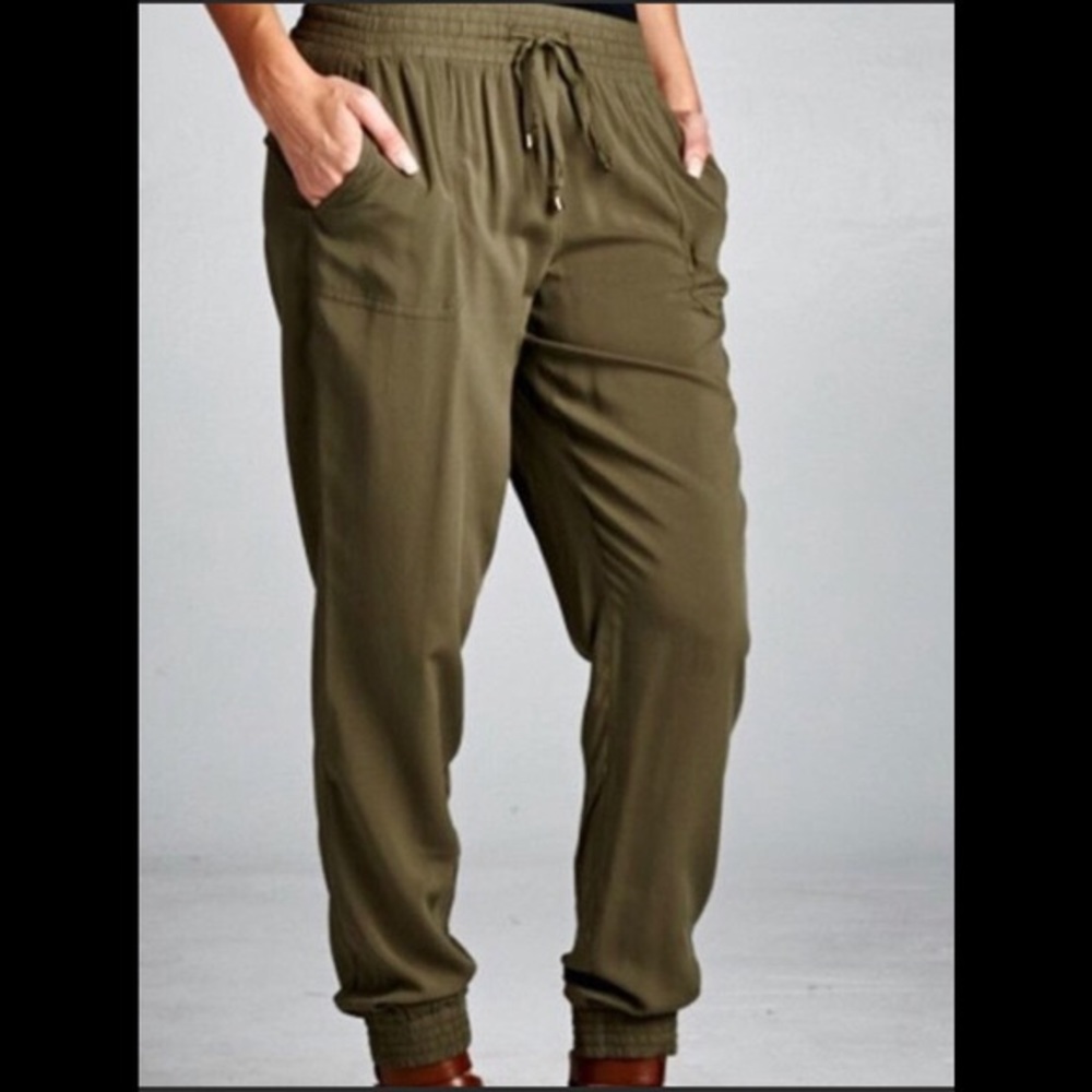 Garage Army Green Lounge Pants/ Joggers